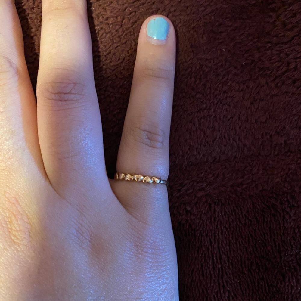 Rose gold ring